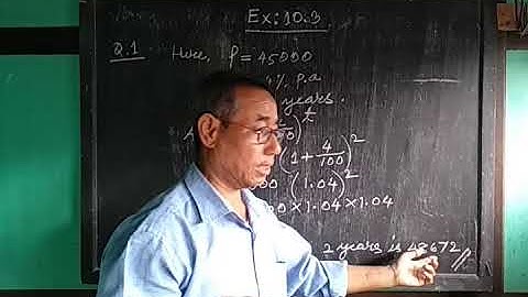 Simple and Compound Interest ( Ex - 10.3 ) for class 8 / Maths