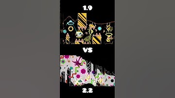 Geometry Dash: 2.2 VS 1.9 (Anathema & Aversion) #geometrydash #gd #shorts