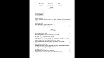 sem-1# Marwari college (Ranchi university)#GE-maths #BCA#IT#CS #Previous year Q