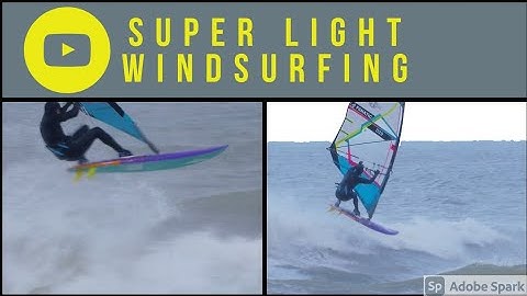 Super light Windsurfing offshore Wave Video Cold Hawaii Denmark, 2020 log  20/12.