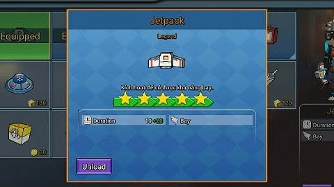 power of jetpack in build and shoot[ Blockman go:blocky mobs]