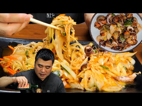 양장피 팔보채에 50%고량주 한잔 Eatingshow Mukbang