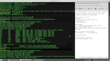 Tips & Tricks Download Video Youtube Via Terminal LinuxMint 18 Serena Cinnamon 64bit