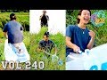 オリジナルのソリ作って思いっきり芝すべってみた！！！