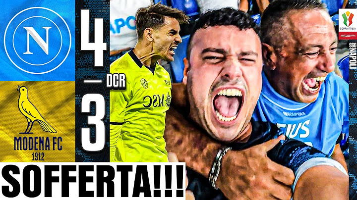 😮‍💨 SUFFERED!!! NAPLES 4-3 MODENA (penalty) | LIVE REACTION NAPOLETANI AT MARADONA HD