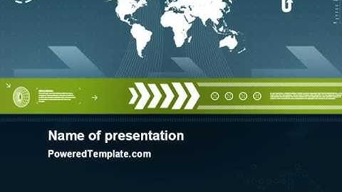 Global Development PowerPoint Template by PoweredTemplate.com