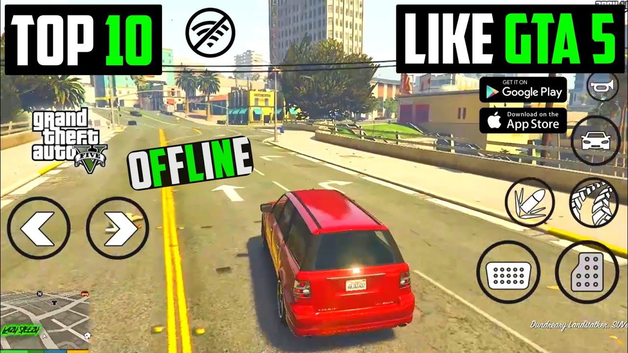 Top 10 OPEN WORLD Games Like GTA 5 For Android High Graphics | offline ...