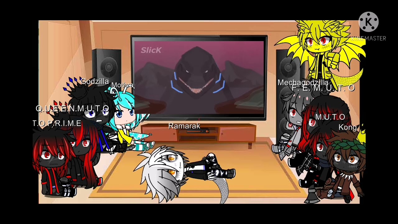 kaijus reaccionan a godzilla vs destoroyah/GC/leer descripción.