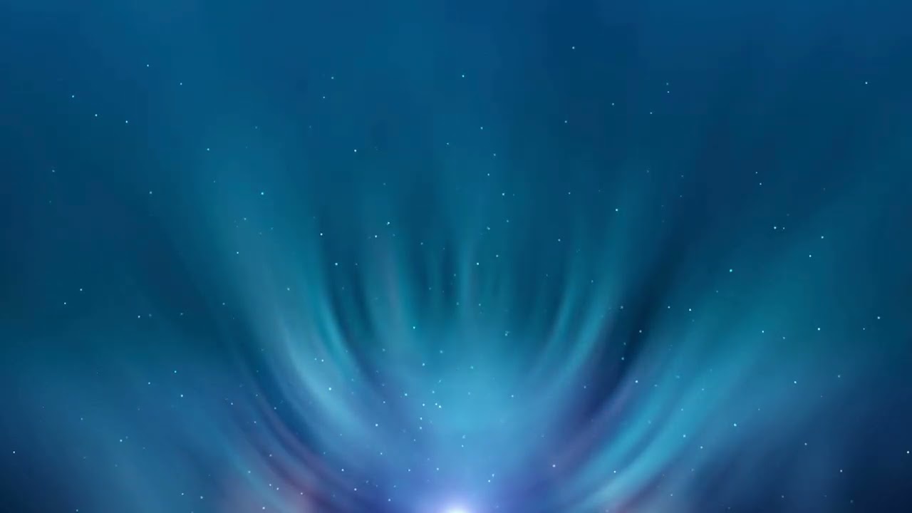Relaxing Blue Space Aurora Background | 4K Loop