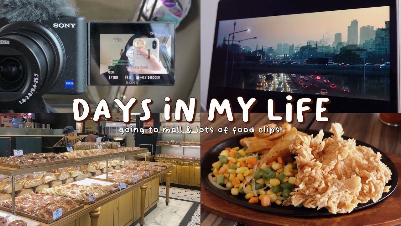 days in my life🌤 : going to mall, lots of food & new keyboard! // ind