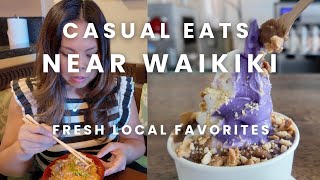 Best Casual Eats Just Outside Waikīkī 🌺 A Local Honolulu Food Tour