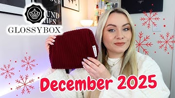 SNEAK PEEK 👀 GLOSSYBOX DECEMBER 2025 UNBOXING & DISCOUNT CODE 🌟 | MISS BOUX