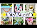 7 DOLLAR TREE SUMMER OUTDOOR GARDEN DECOR CRAFTS 🌼WREATH Olivia’s Romantic Home DIY