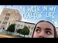 a college/uni week in my life! Thrift haul, puppy visits + bible studies!
