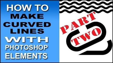 Curved Lines In Photoshop Elements Part 2