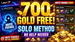 Solo Invite Trick: Get 700 GOLD FREE in Last Z — No Help Needed