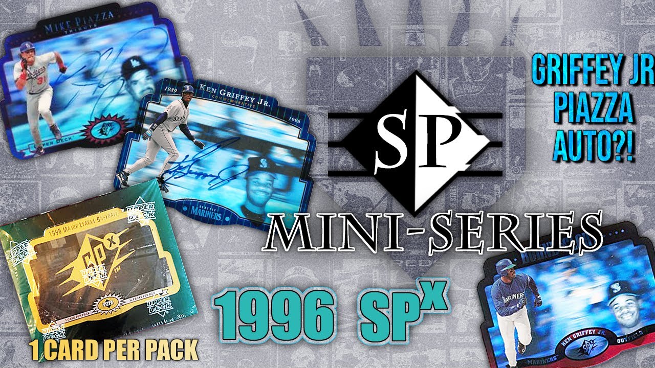 1996 SPx Baseball Hobby Box (by Upper Deck) - SP MINI-SERIES - YouTube