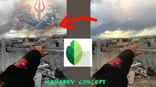 महादेव concept Photo editing with phone and Snapseed app||tutorial Snapseed screenshot 5