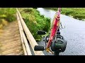 Catching BIG pike from a tiny drain!!