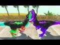 Violet BATMAN T-REX DEAT CLIMB - Animal Revolt Battle Simulator