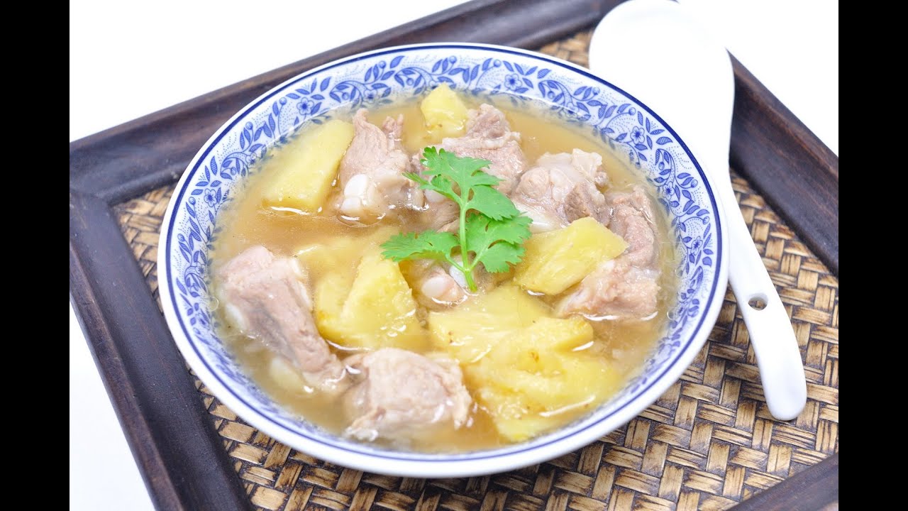 ต้มจืดสับปะรดซี่โครงหมูอ่อน