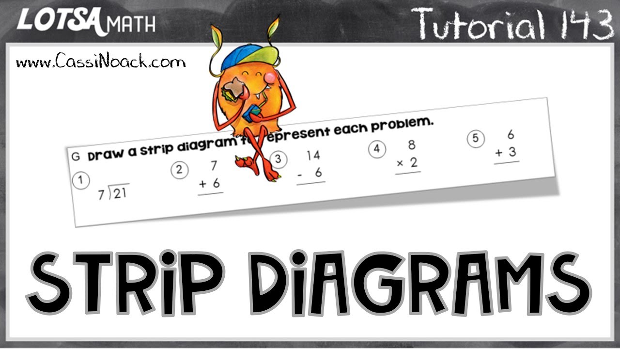 Math Lesson 143 Strip Diagrams LOTSA MATH YouTube