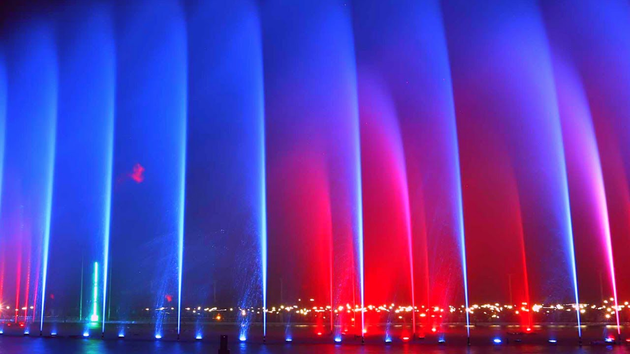 Dancing Fountain Lahore on National Anthem Shalamar Bagh Lahore