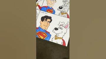 Superman & Krypto in Different Cartoon Styles Part 8! #shorts #superman #scoobydoo