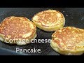 How to make fluffy Cottage cheese Pancake / Recipe ふわふわカッテージチーズパンケーキの作り方　レシピ