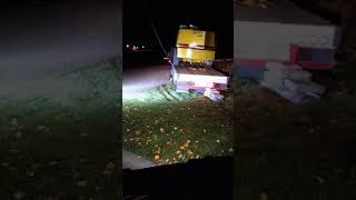 Wrecker nearly decapitates bystanders when cable snaps! Major forces at play! No one Hurt! Awesome!