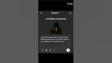 5 ChatGPT Side Hustles That Make $500/Month with Just IG or YouTube! (Forbidden Prompt #24)