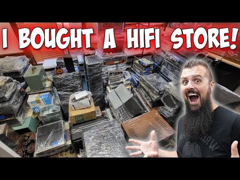 I Bought an ENTIRE Vintage Audio STORE!