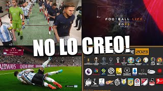 NO LO CREO! ESTE NUEVO JUEGO MODIFICADO ES MEJOR QUE eFOOTBALL Y FIFA 23! | Football Life 2023
