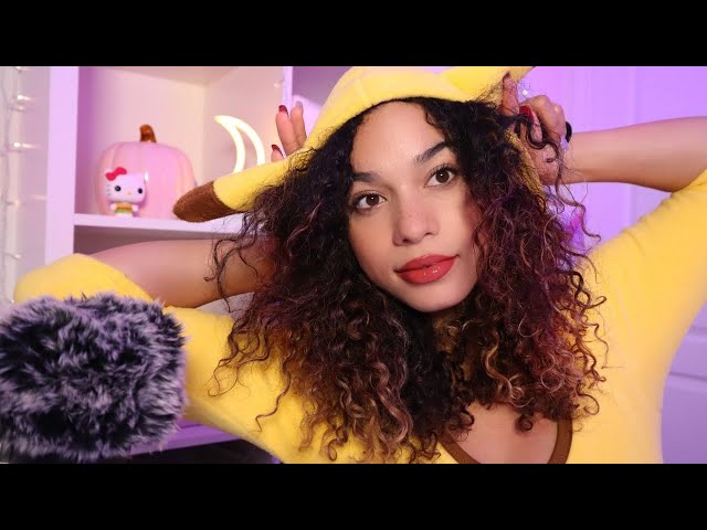 ASMR l Mic Scratching/Inaudible Pokemon names
