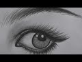 How to draw eye ,easily eye drawing,  pencil drawing.