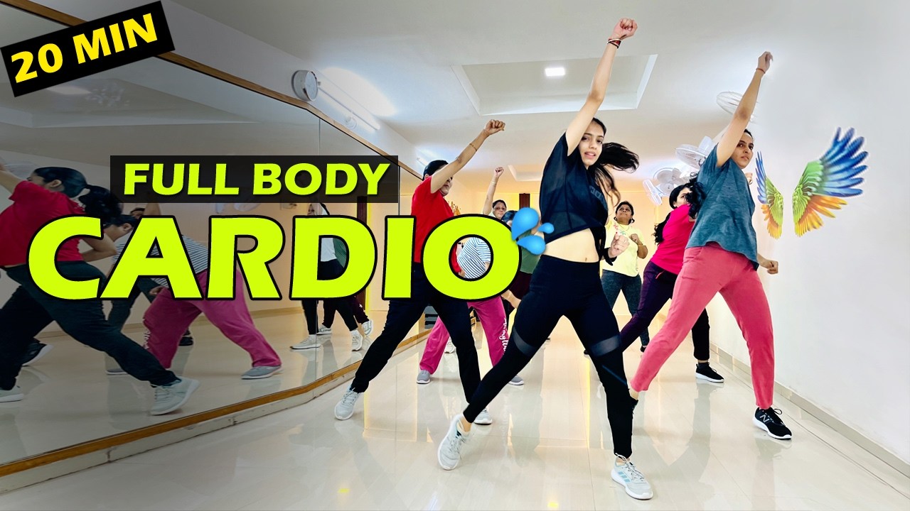 Burn Belly, Arm & Leg Fat | 20 Min Non-Stop Standing Cardio (Full Body Workout)