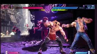 Street Fighter 6 Alex corner drive impact combo, meterless and gets oki in SF6