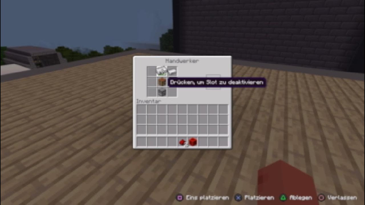 Wie Baut Man Einen Rüstungsständer In Minecraft Minecraft - Werker fertigen Werker / Crafters Crafting Crafters Trophy