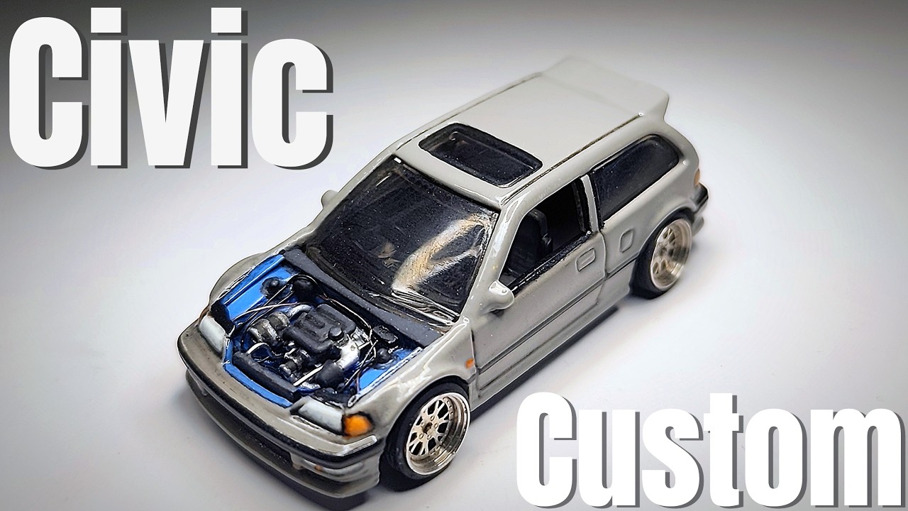 1991 Honda Civic EF Hot Wheels Custom Built without hood and