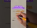 Double-Angle Formulas/Identities 📚 #Shorts #math #education