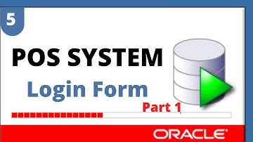 POS System: Designing Login Form Using Oracle Developer 6i (Urdu/Hindi)