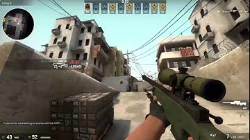 CS GO PRACTICE WITH BOTS(DIFFICULTY LEVEL:HARD)