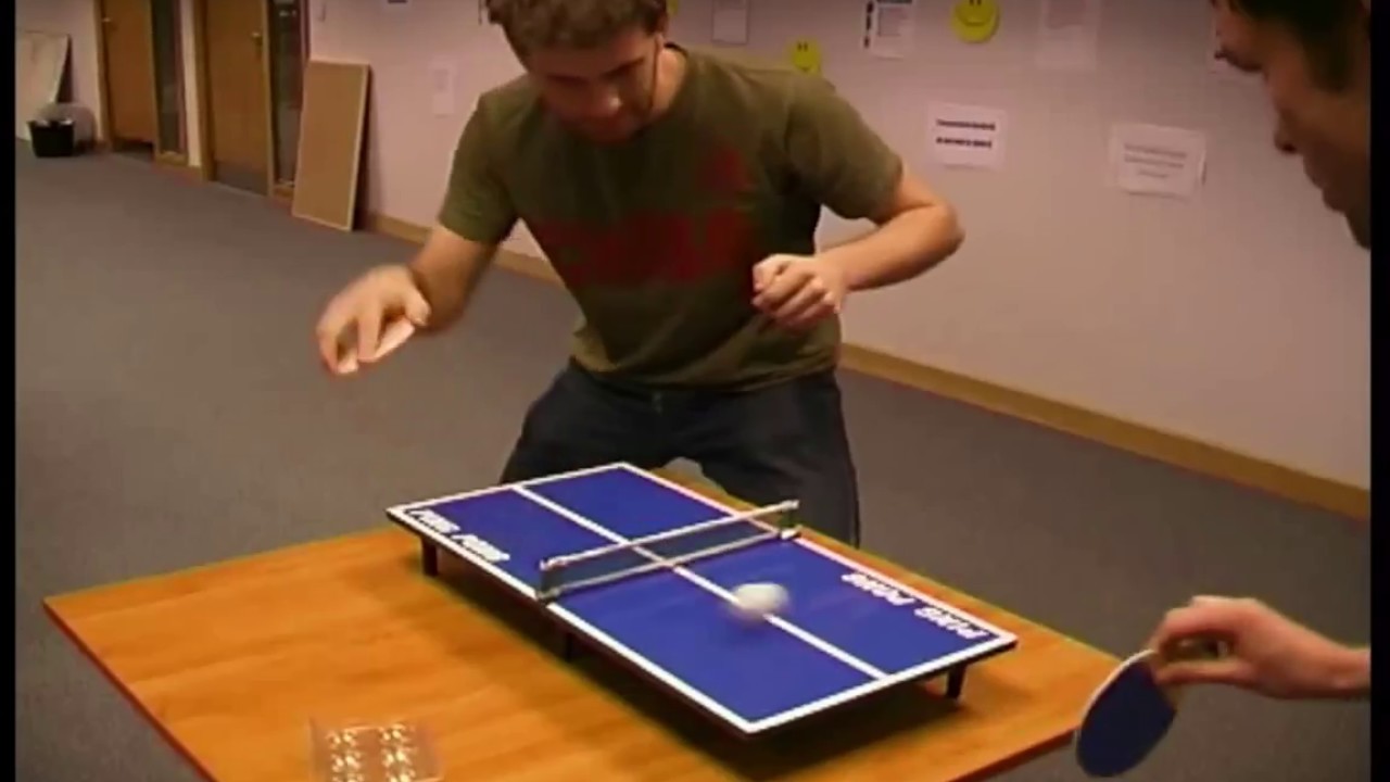 Mini ping pong asztal ütÅkkel youtube Mini étkezőasztal