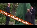 Inauguração Estátua Princesa Diana, Os Príncipes William e Harry, Kensington Londres