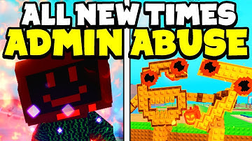 All New TIMES for ADMIN ABUSE in Plants VS Brainrots Roblox