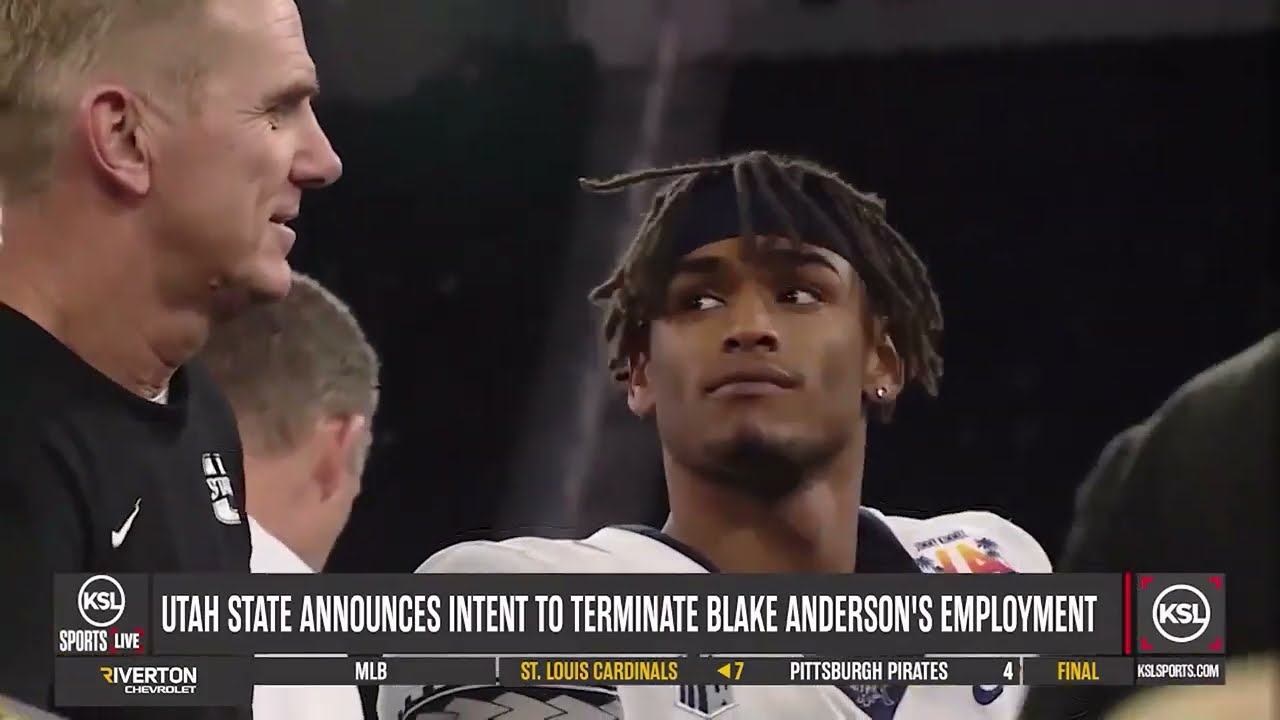 Utah State Announces Intent To Terminate Head Football Coach Blake Anderson's Employment