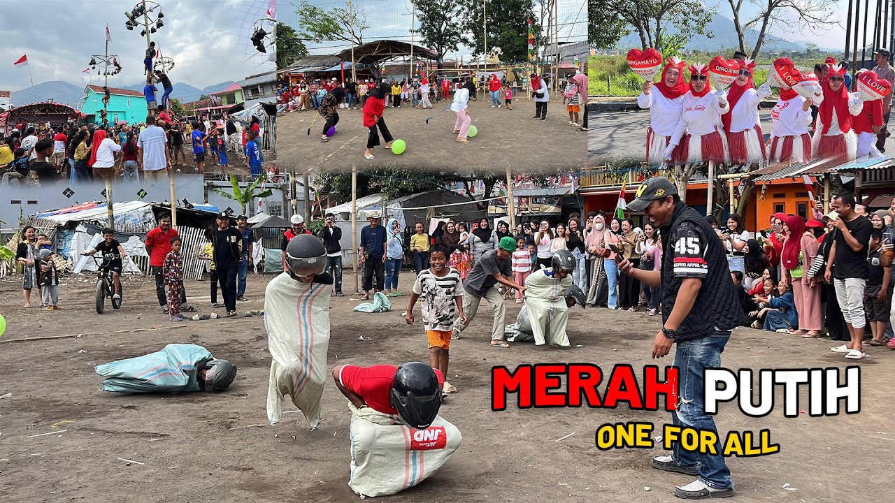 Bikin Ngakak😂 Meriahnya 17 Agustusan di Kampung Dari Balap Karung Sampai Panjat Pinang Penuh Tawa