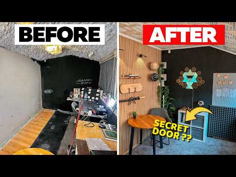 I transformed my empty room into my dream setup