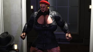 Cammy Street Fighter 6 - Muscle growth transformation