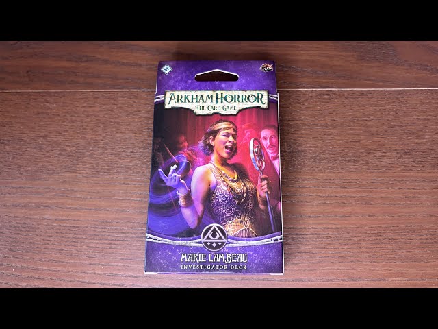 arkham horror card game marie lambeau Horror: The Arkham Horror LCG Marie Lambeau
